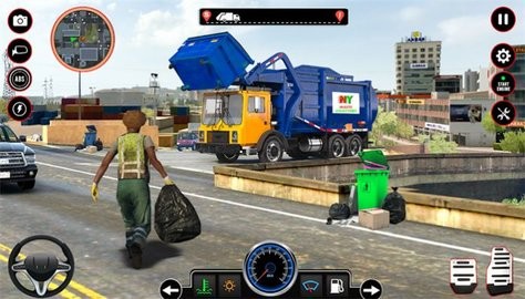 欧洲垃圾车