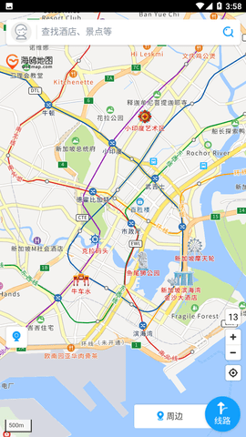 新加坡地图