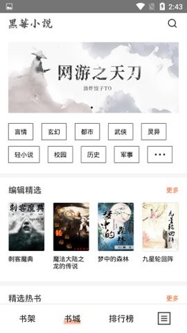 黑莓小说去广告修改版