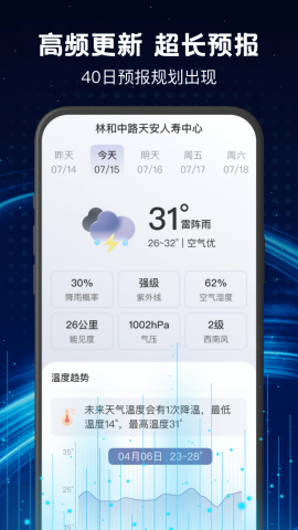 卫星实时天气预报app