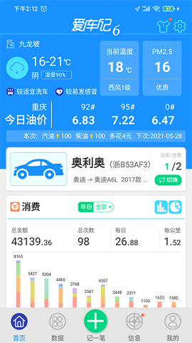 爱车记油耗版6.1.0版本