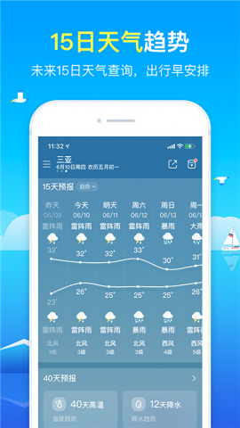 精准天气预报无广告版