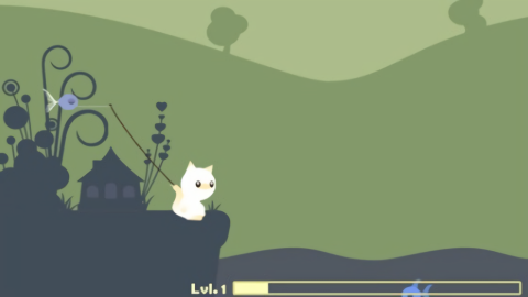 小猫钓鱼
