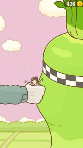 豆腐女孩爬萝卜