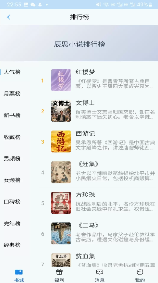 辰思小说