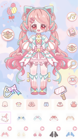 粉彩少女学院派