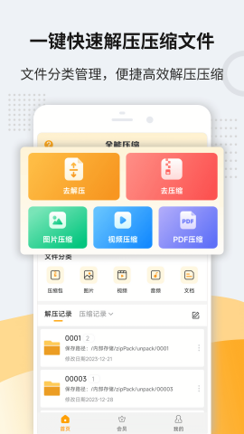 解压缩zip