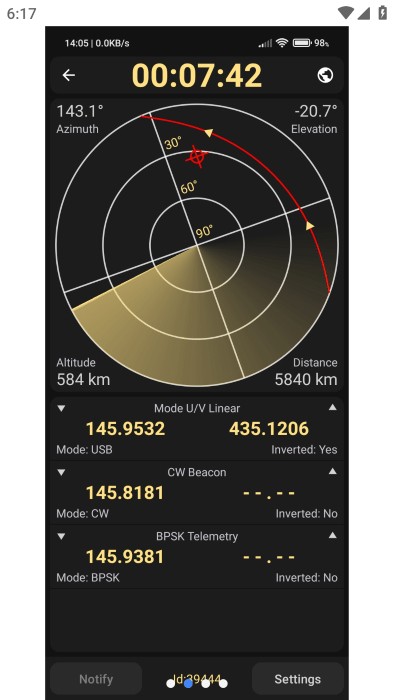 look4sat卫星追踪app