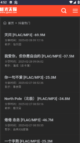 极光无损音乐