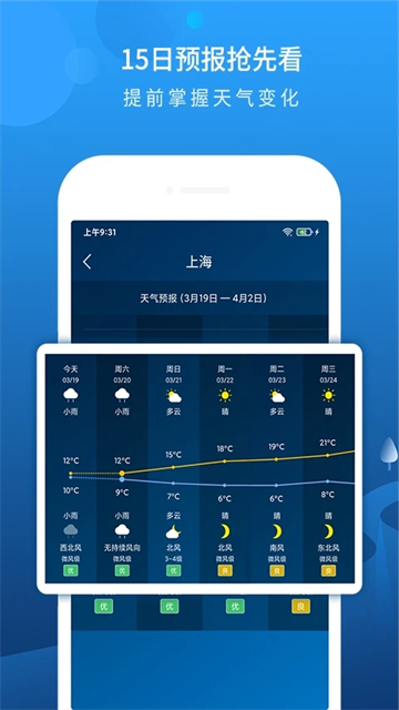 本地天气预报15天查询