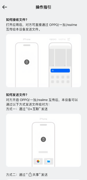 OPPO互传O+互联