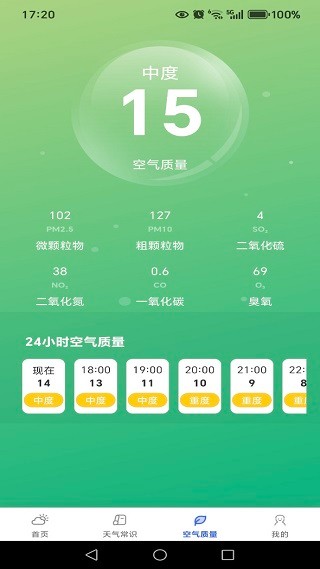 天气预报准时