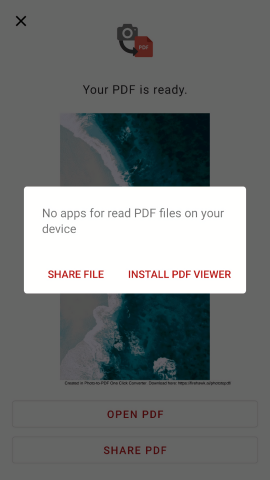 Photo to PDF