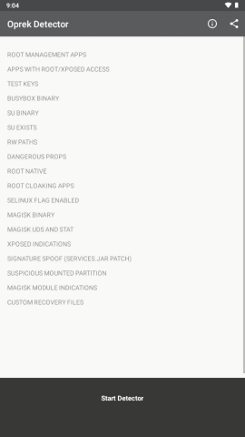 oprek detector环境检测app