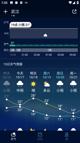 百度天气预报
