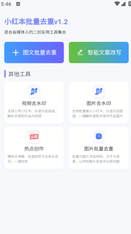 小红本批量改写
