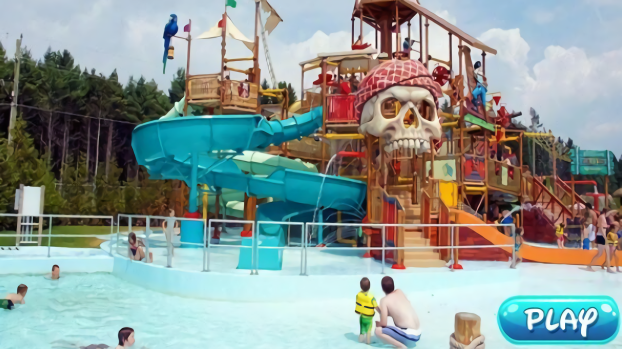 水上公园夏季冒险