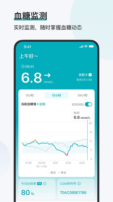 可孚欧态动态血糖仪app