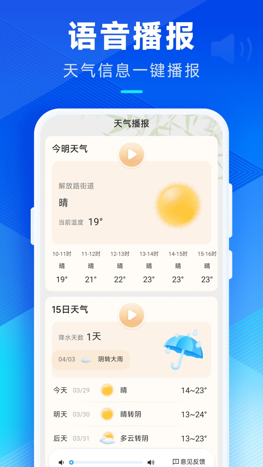 创奇天气预报