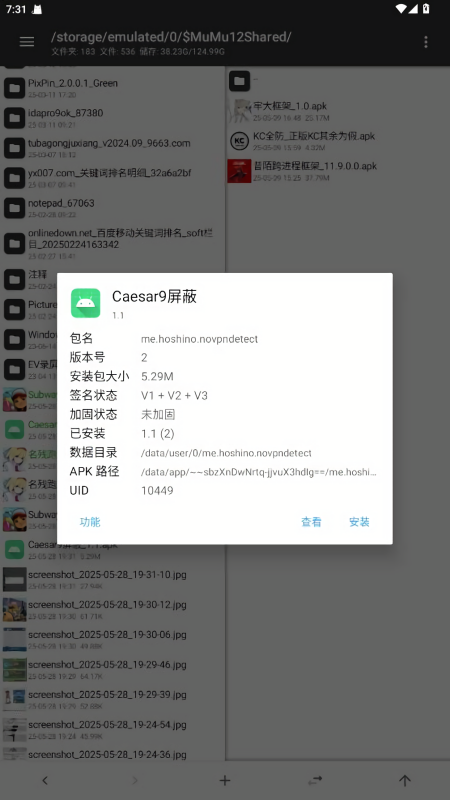 caesar9屏蔽模块